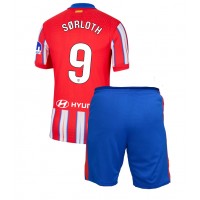 Atletico Madrid Alexander Sorloth #9 Hemmaställ Barn 2024-25 Korta ärmar (+ Korta byxor)